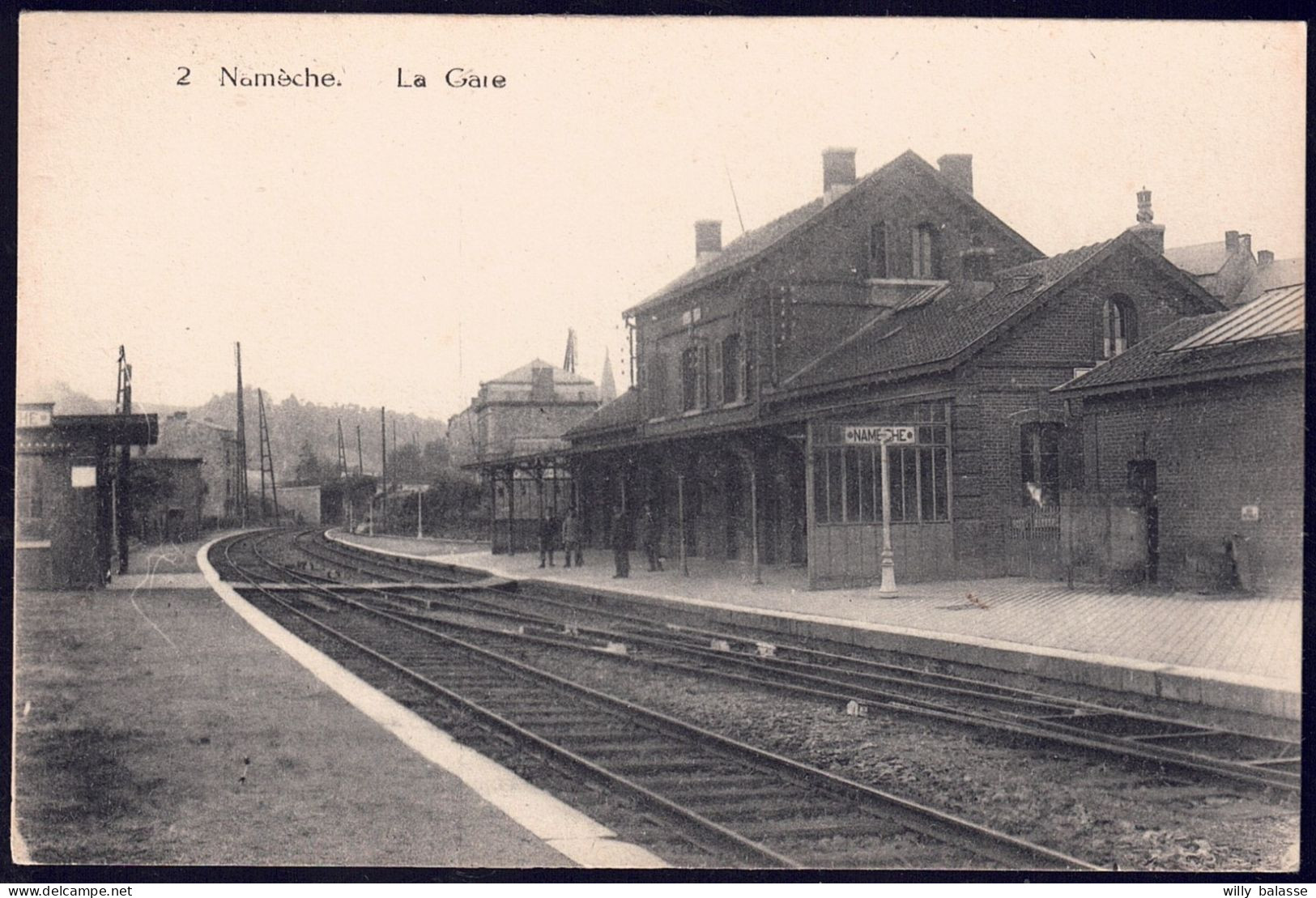 +++ CPA - NAMECHE - La Gare // - Andenne