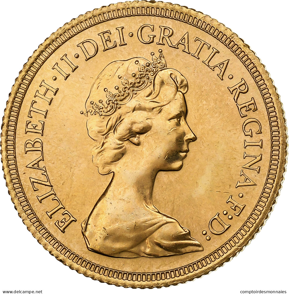 Grande-Bretagne, Elizabeth II, Sovereign, 1980, Or, SUP, KM:919 - 1 Pound