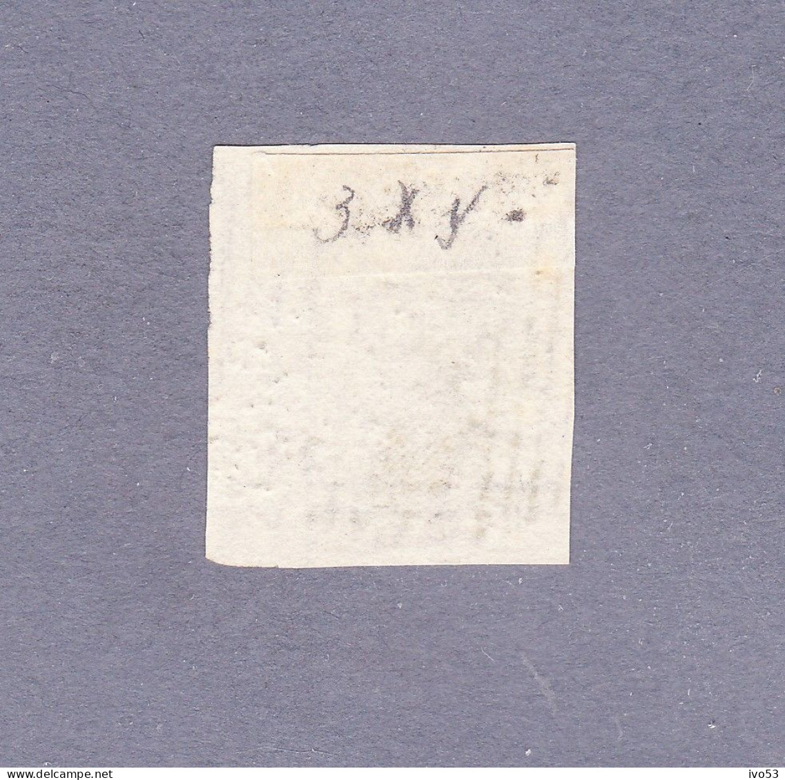 1849. Medaillon Nr 3 Gestempeld:4 Randen,OBP 115 Euro. - 1849-1850 Medaglioni (3/5)