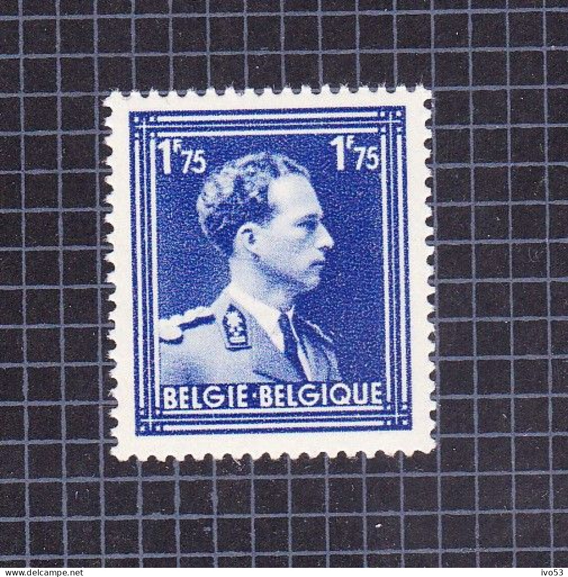 1943 Nr 642** Zonder Scharnier,zegel Uit Reeks Leopold III. - 1936-1957 Open Collar