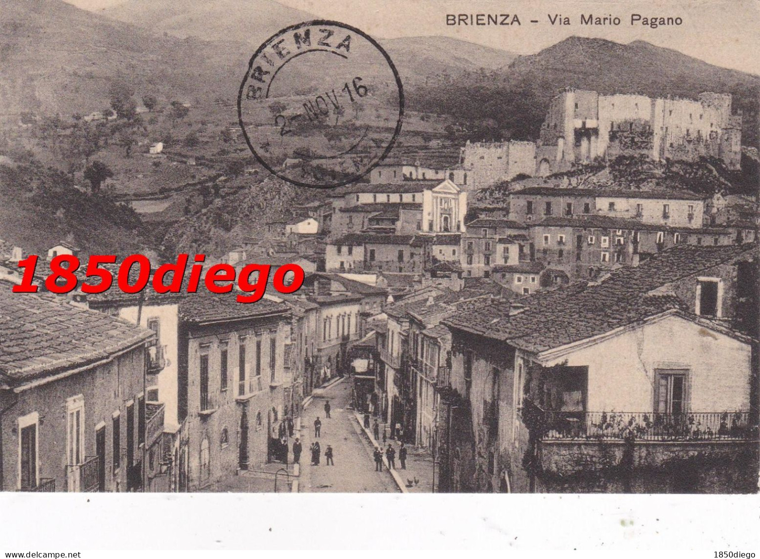 BRIENZA - VIA MARIO PAGANO F/PICCOLO  NONVIAGGIATA  ANIMAZIONE - Potenza