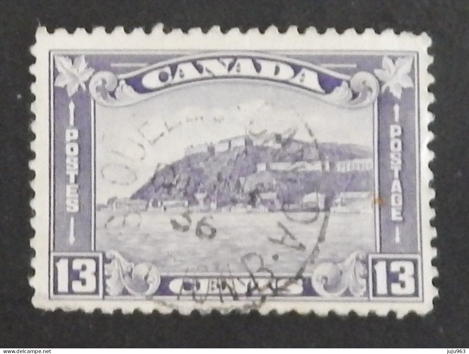 CANADA YT 167 OBLITÉRÉ "ANCIENNE CITADELLE DE QUEBEC" ANNÉES 1932/1933 - Oblitérés