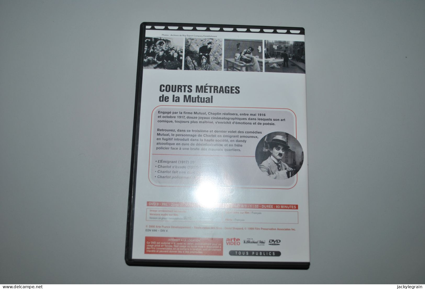 DVD Chaplin Courts Métrages Mutual VO Anglais/ST Français Comme Neuf Vente En Belgique Uniquemen Envoi Bpost : 3 € - Classici