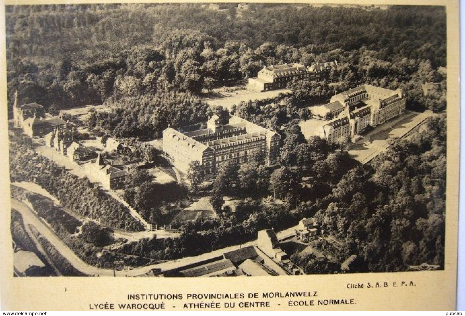 Avion / Airplane / Morlanwelz / Photo SABENA / Institutions Provincilales - Lycée Warocqué - Athénée Du Centre - Morlanwelz