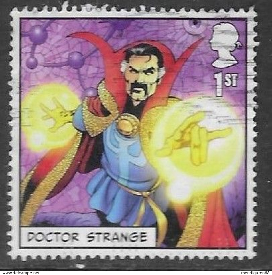 GROSSBRITANNIEN GRANDE BRETAGNE GB 2019 MARVEL COMICS: DOCTOR STRANGE 1st USED SG 4185 MI 4340 YT 4752 SC 3818 - Gebruikt