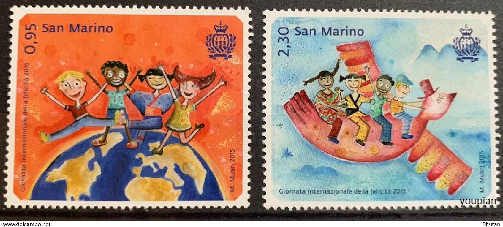 San Marino 2015, International Year Of Luck, MNH Stamps Set - Neufs