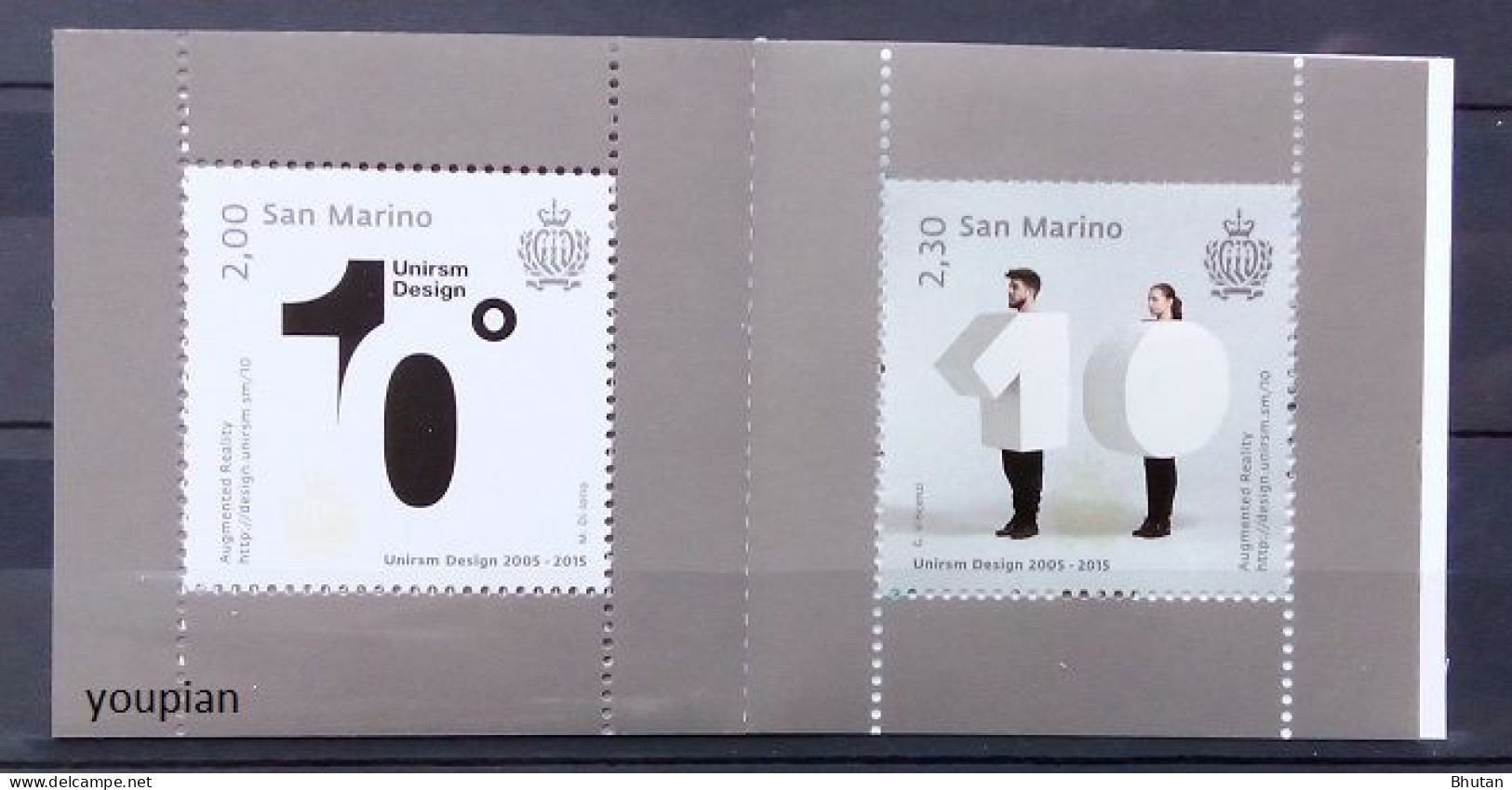 San Marino 2015, Design College Of The San Marino University, MNH S/S - Booklet - Unused Stamps