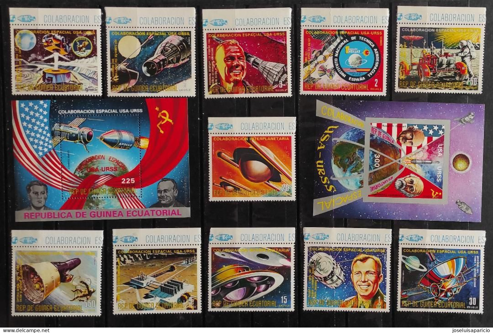 G. ECUATORIAL - COLABORACION ESPACIAL UAS-URSS- MICHEL587791 B181 B 182 Mnh** - Äquatorial-Guinea