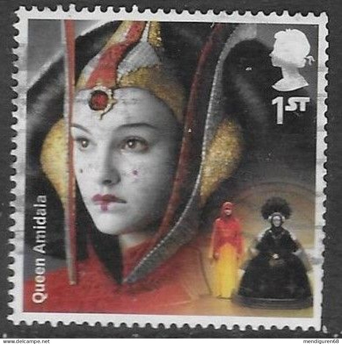 GROSSBRITANNIEN GRANDE BRETAGNE GB 2019 STAR WARS III: QUEEN AMIDALA 1st USED SG 4307 MI 4499 YT 4911 SC 3925 - Usati