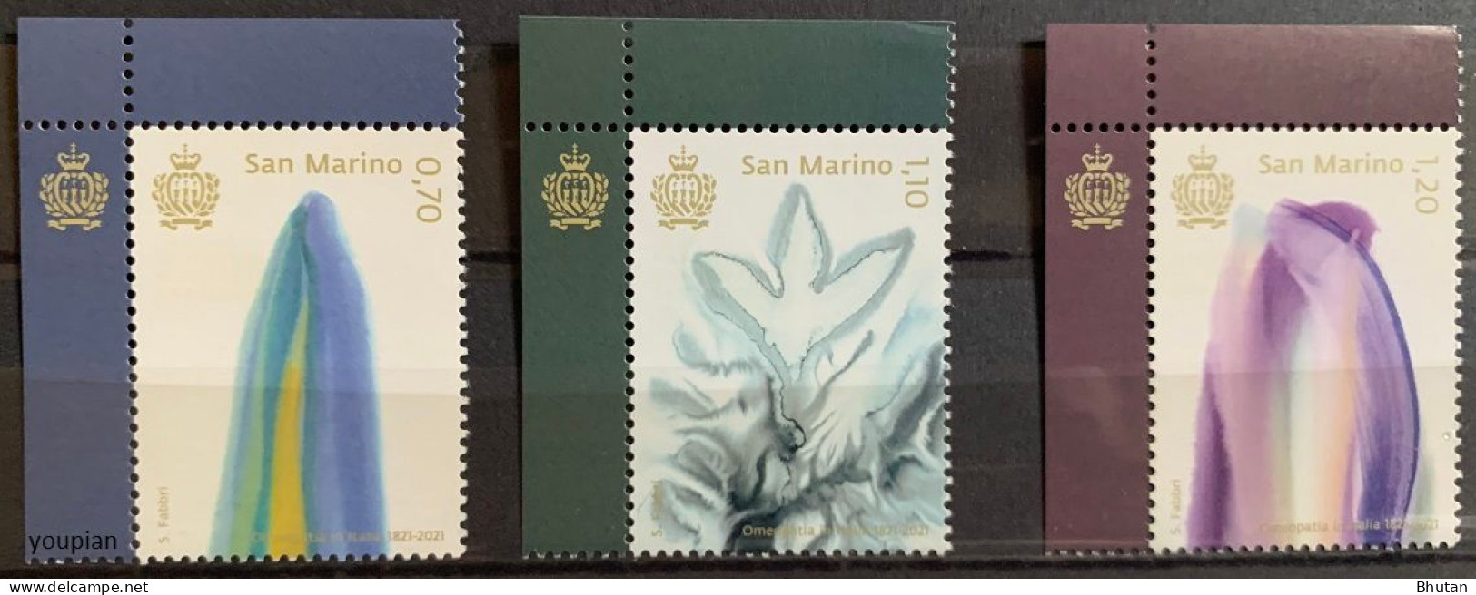 San Marino 2021, Bicentenary Of Homeopathy In Italy, MNH Stamps Set - Nuovi
