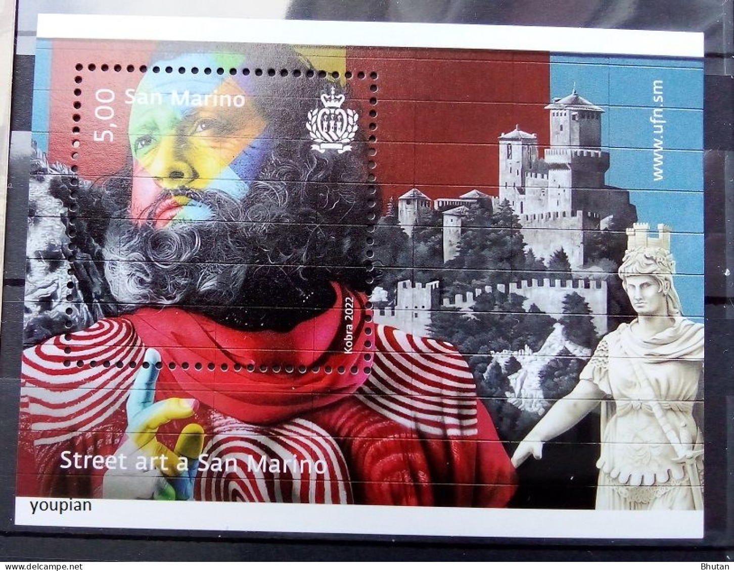 San Marino 2022, Street Art In San Marino, MNH S/S - Nuevos