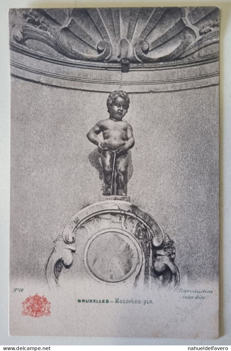 Carta Postale - BELGIQUE - BRUXELLE - Manneken Pis. - Musea