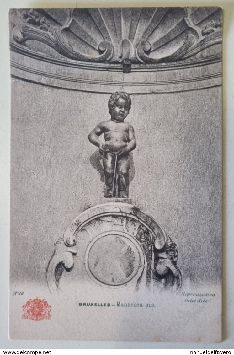 Carta Postale - BELGIQUE - BRUXELLE - Manneken Pis. - Museen