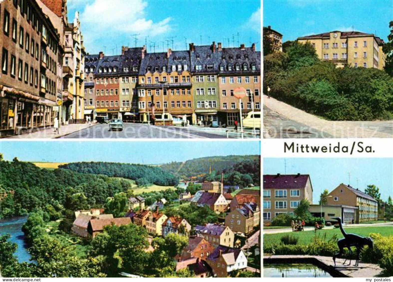 72781229 Mittweida Markt Ingenieurhochschule OT Neudoerfchen Zschopau Neubauten  - Mittweida