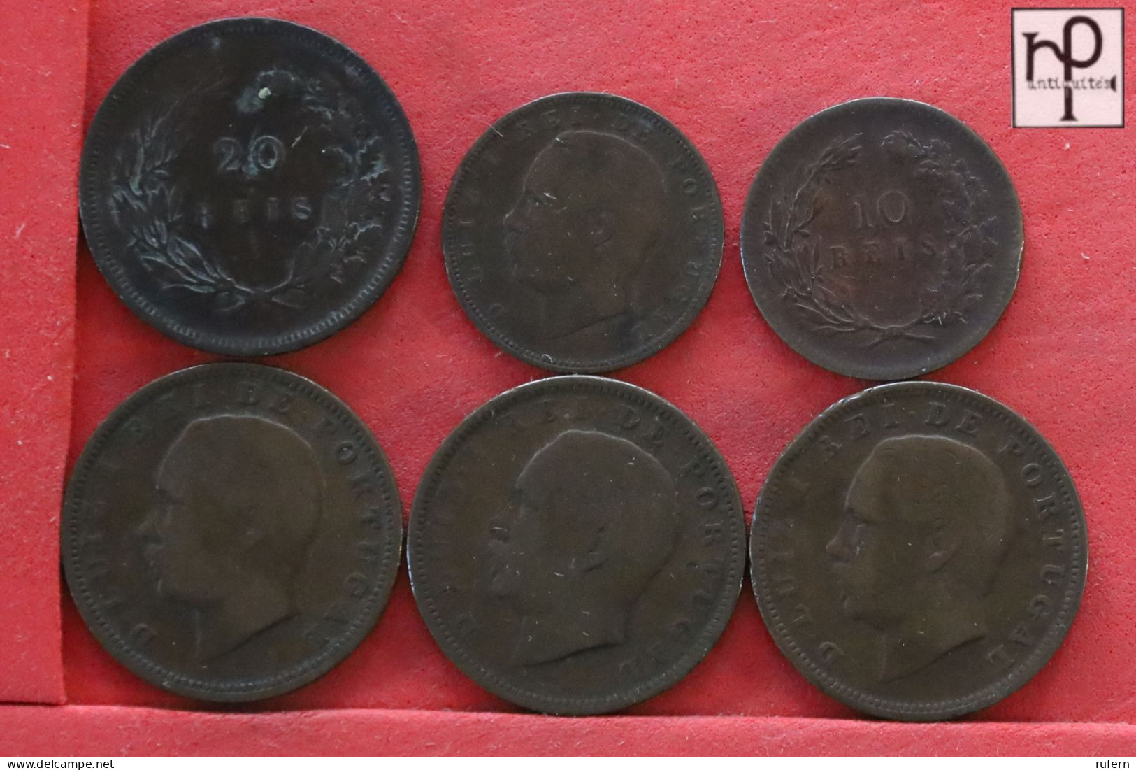 PORTUGAL  - LOT - 6 COINS - 2 SCANS  - (Nº58297) - Mezclas - Monedas