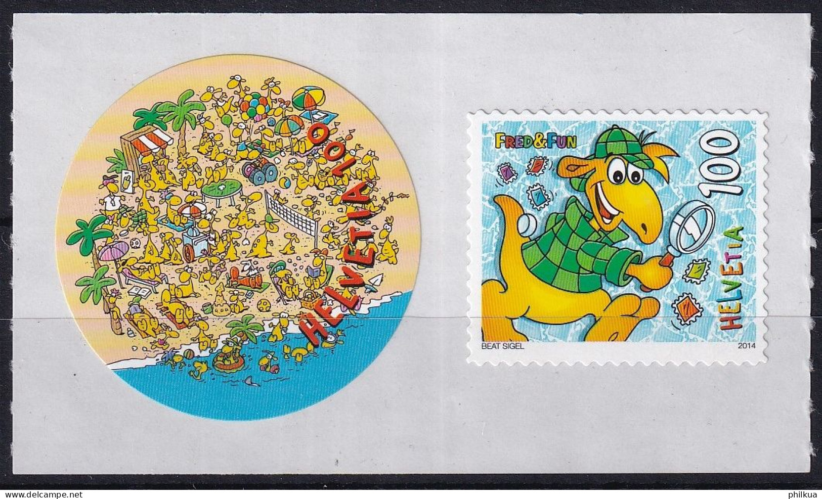 Zumst.1501-1502 /Mi   MiNr. 2336 - 2337 Schweiz       2014, 6. März. Fred & Fun Postfrisch/**/MNH - Nuovi