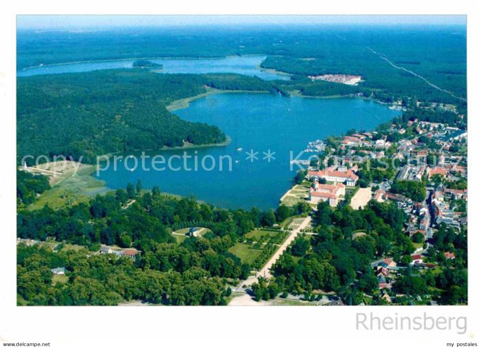 72780716 Rheinsberg Schloss Grienericksee Ruppiner Seengebiet Fliegeraufnahme Rh - Zechlinerhütte