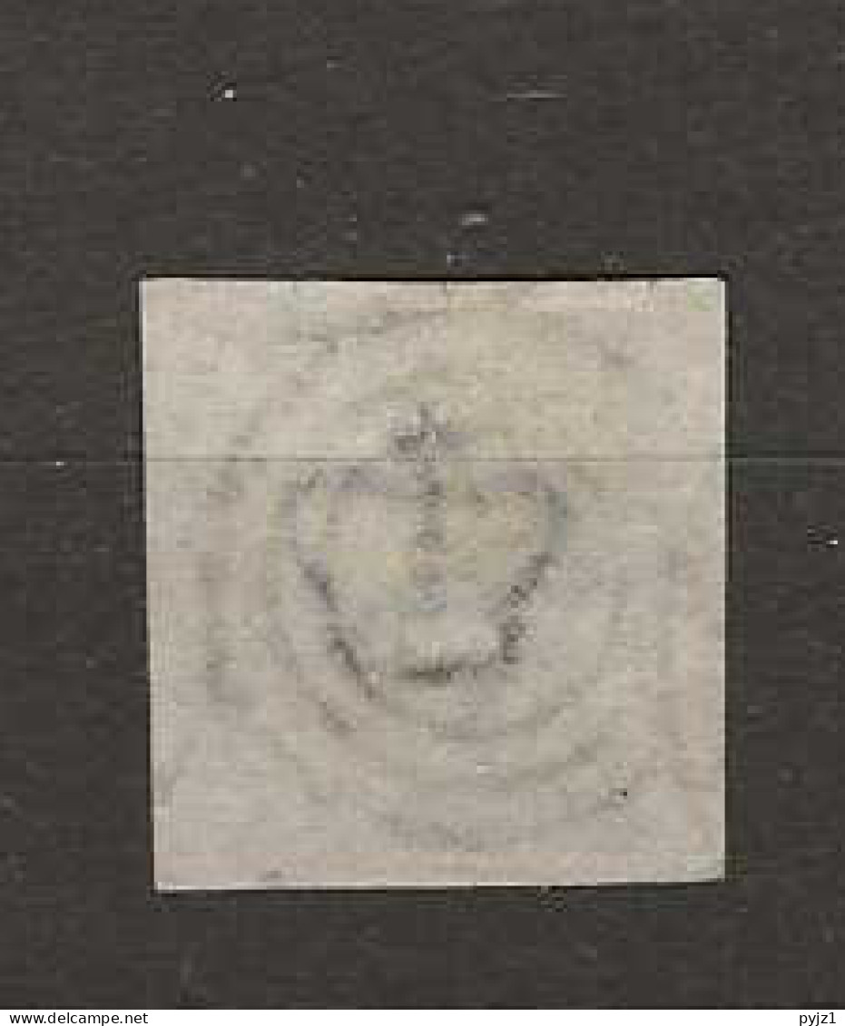 1854 USED Danmark Mi 6, Stempel 182 - Gebraucht