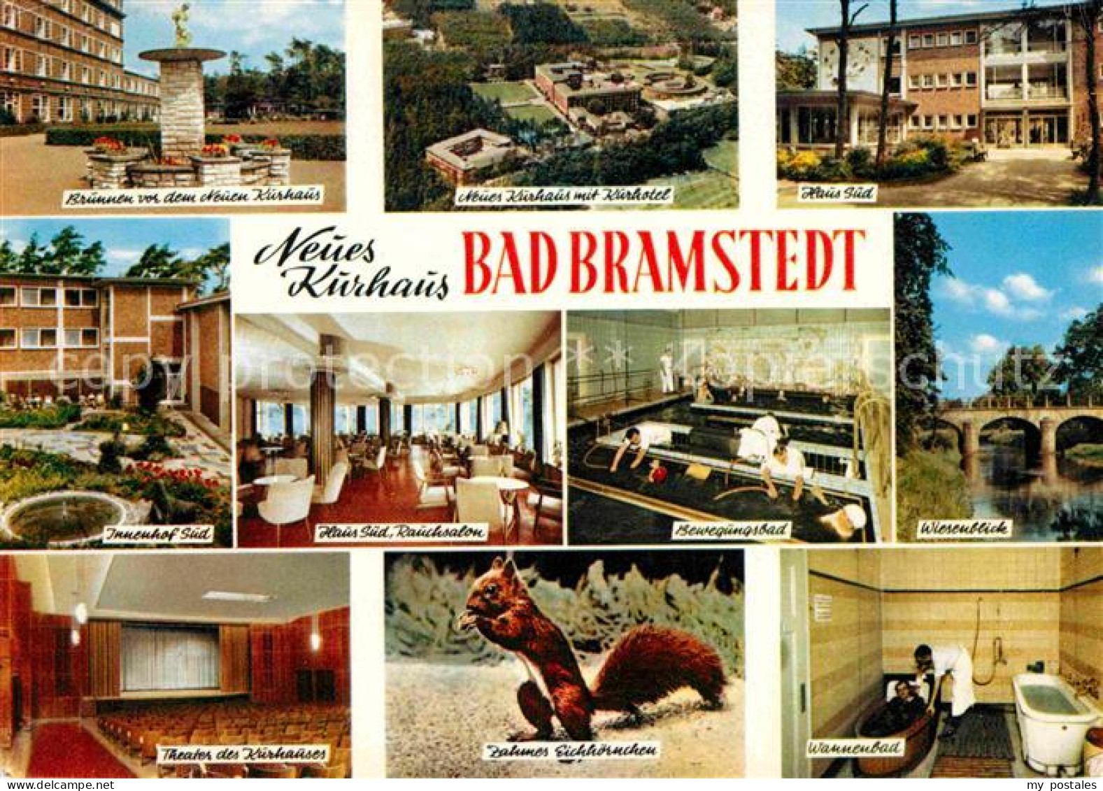72779731 Bad Bramstedt Brunnen Kurhaus Kurhotel Innenhof Salon Kuranwendung Thea - Bad Bramstedt