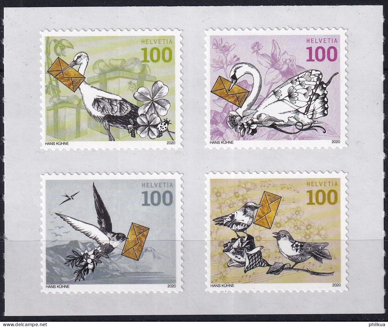 Zumst.1795-1798 / MiNr. 2672 - 2675 Schweiz 2020, 3. Sept. Grußmarken Für Besondere Anlässe - Postfrisch/**/MNH - Unused Stamps