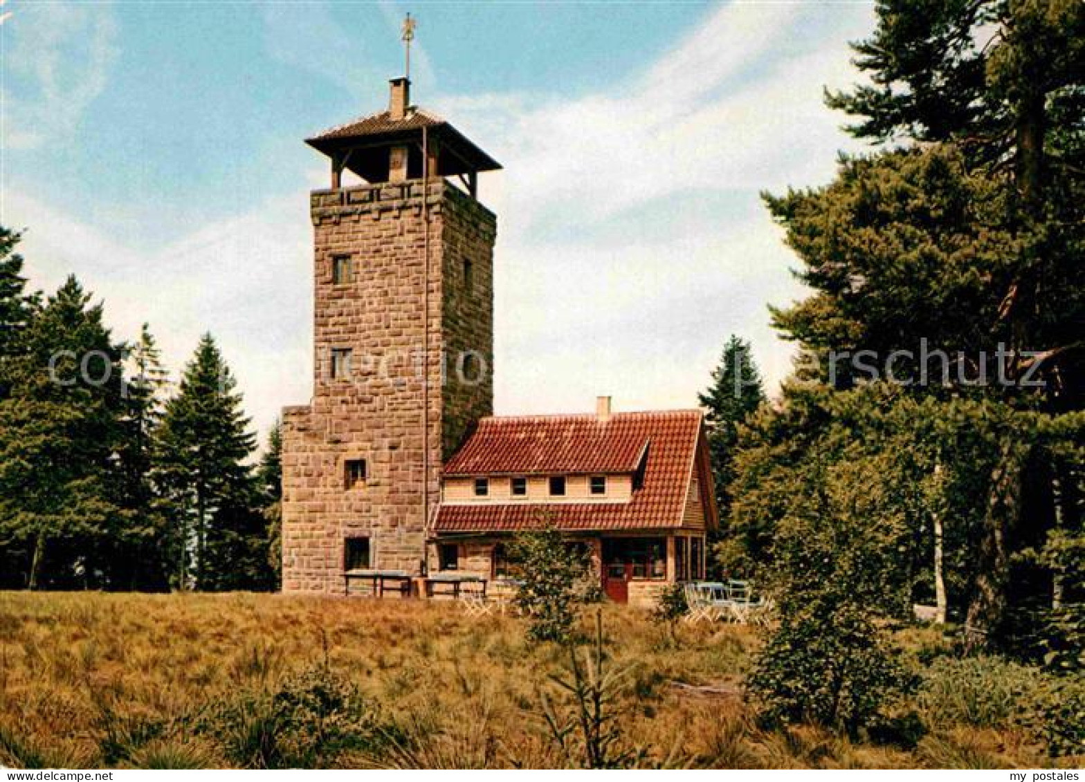 72779670 Gernsbach Teufelsmuehle Gaststaette Aussichtsturm Gernsbach - Gernsbach