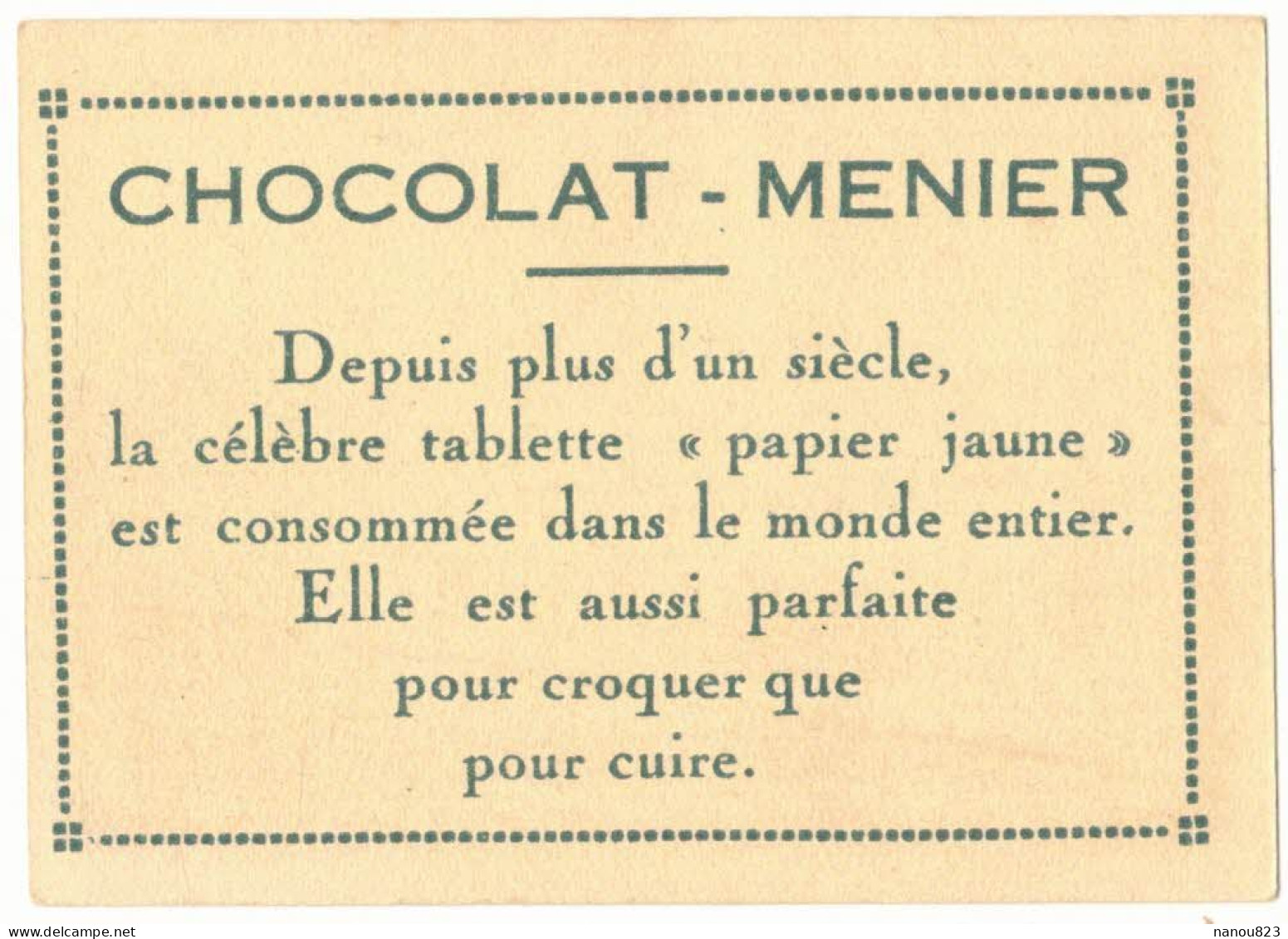 IMAGE CHROMO CHOCOLAT MENIER TABLETTES N° 263 ITALIE VENISE PALAIS CA D'ORO TOURISME VENETIE ARCHITECTURE STYLE GOTHIQUE - Menier