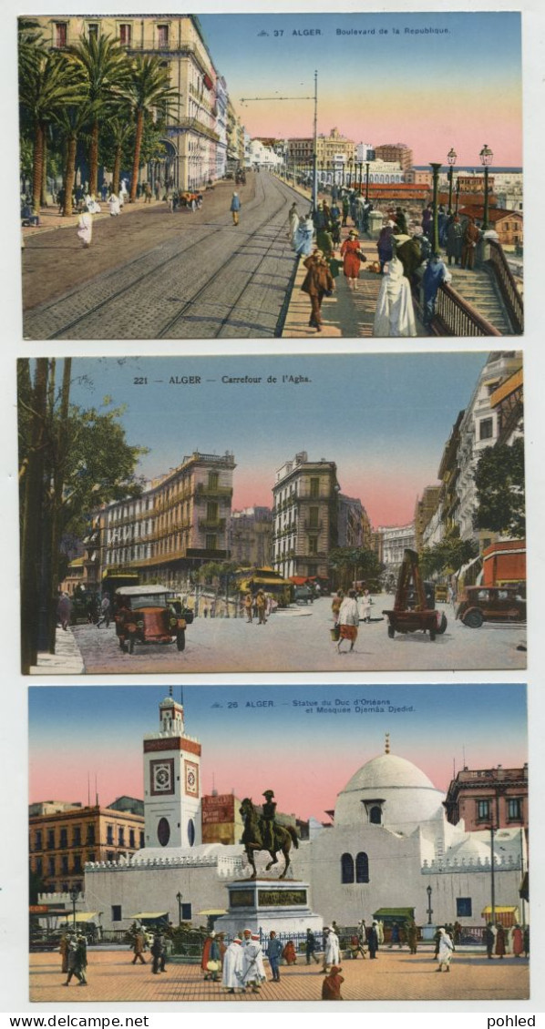 01204*ALGERIA*CHILDREN*SET OF 10 POSTCARDS - Niños