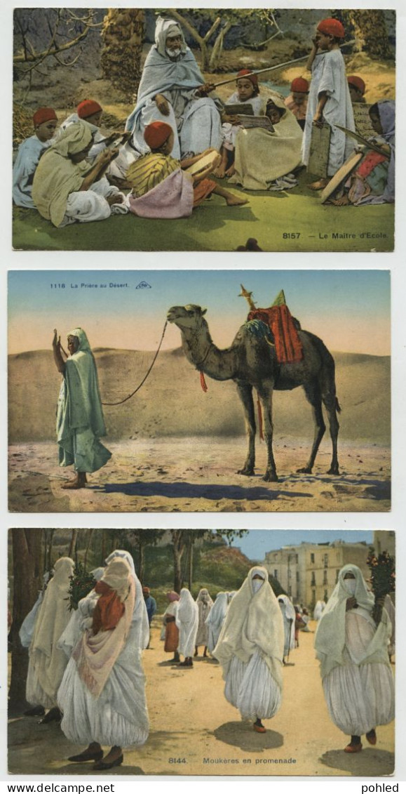 01204*ALGERIA*CHILDREN*SET OF 10 POSTCARDS - Kinder