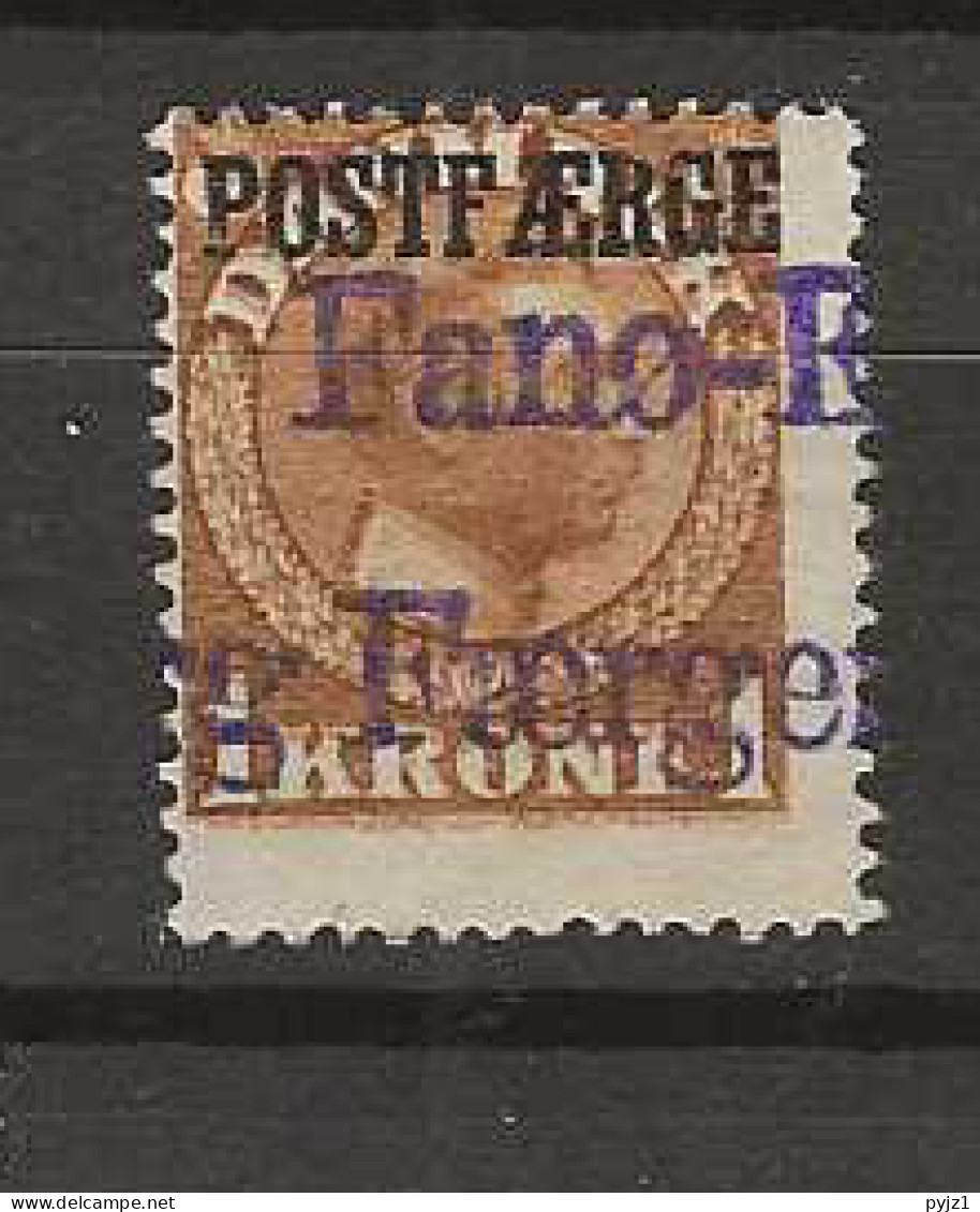 1919 USED Danmark Mi 4 - Colis Postaux