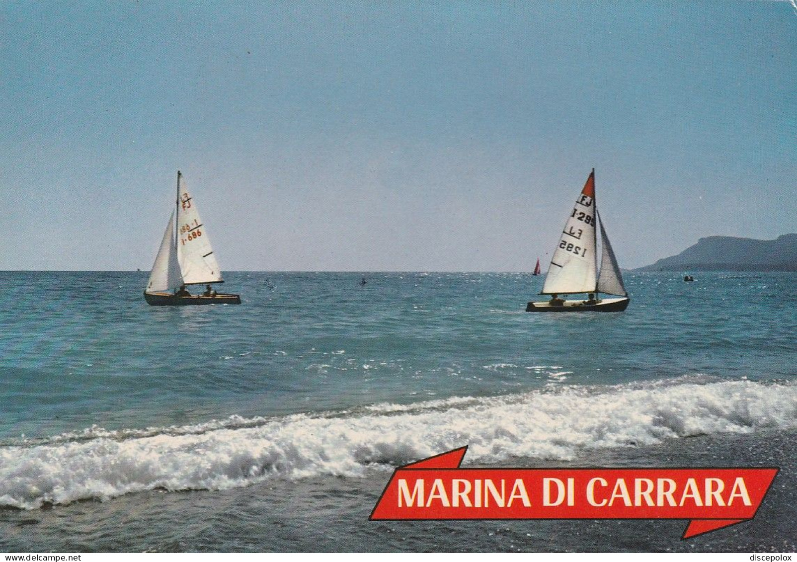 U5416 Marina Di Carrara - Panorama Del Mare - Barche Boats Bateaux / Viaggiata 1981 - Carrara