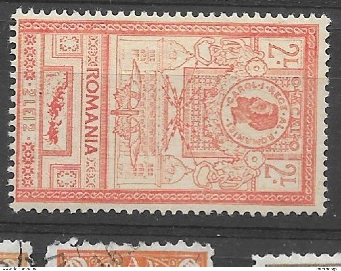 Romania Mlh * (quasi Mnh **) 1903 70 Euros - Ongebruikt