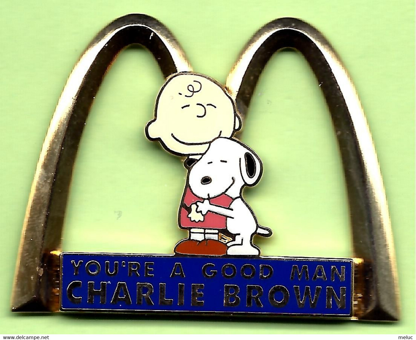 Gros Pin's Mac Do McDonald's BD Charlie Brown Et Chien Snoopy - #369 - McDonald's