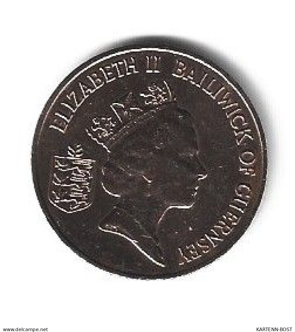 2 - TWO PENCE 1986 - GUERNESEY - ÉLISABETH II - Guernsey