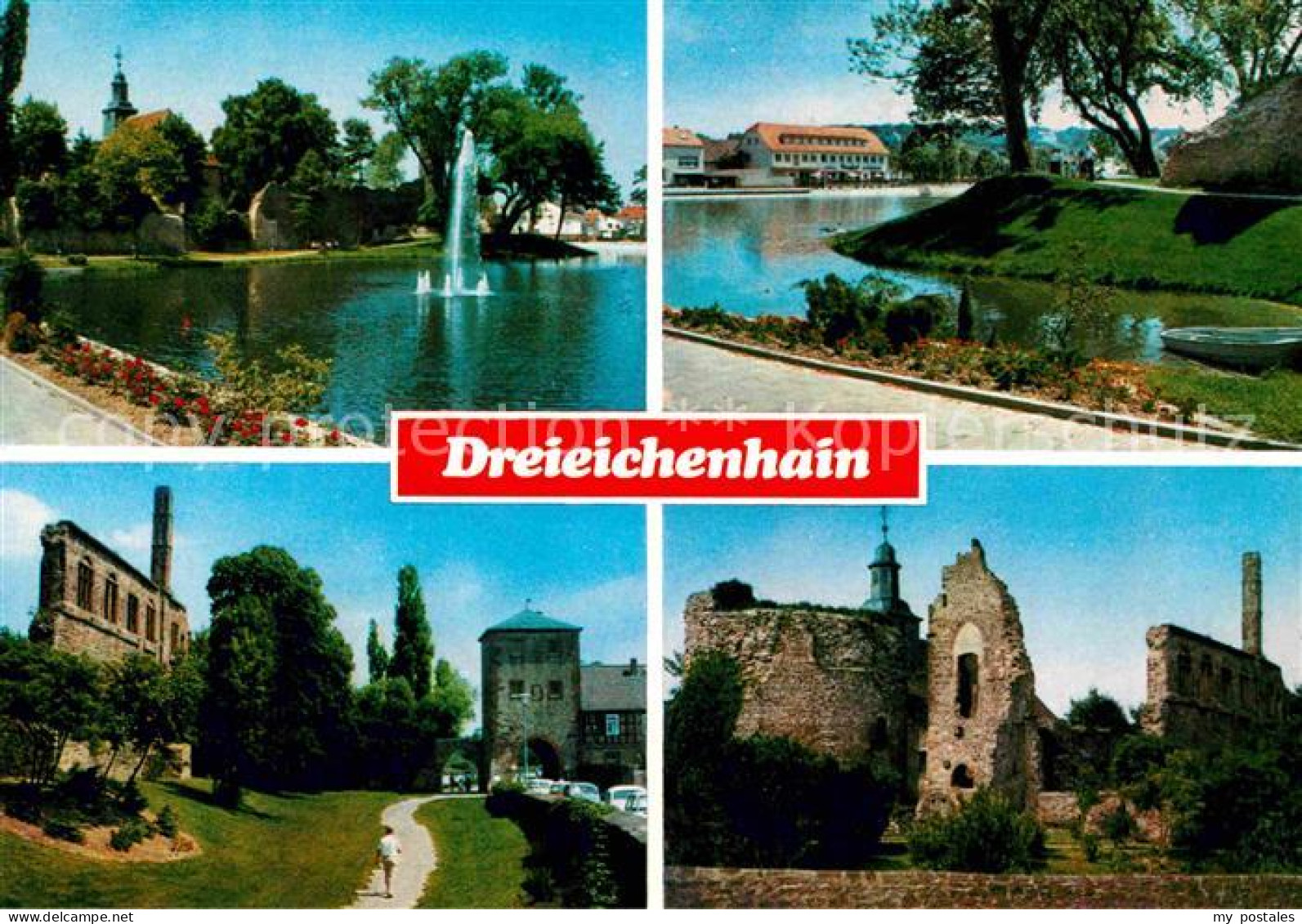 72773576 Dreieichenhain Ruine Teich Dreieichenhain - Dreieich