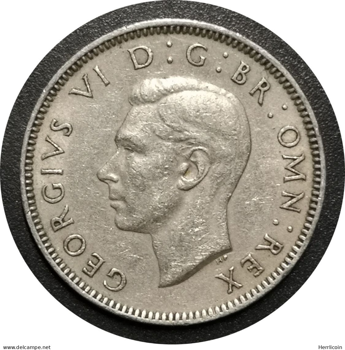 Monnaie Royaume-Uni - 1946 - 1 Shilling George VI Cimier De L'Écosse, Argent - I. 1 Shilling