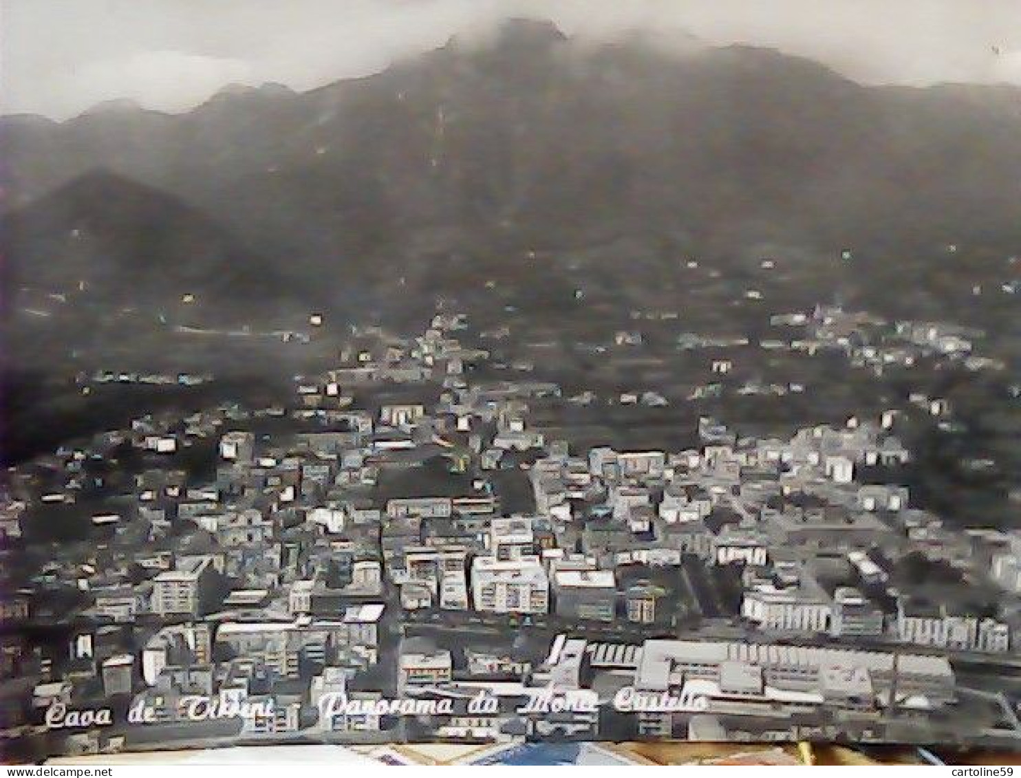 CAVA DE TIRRENI PANORAMA DA MONTE CASTELLO  VB1963 JU6644 - Cava De' Tirreni