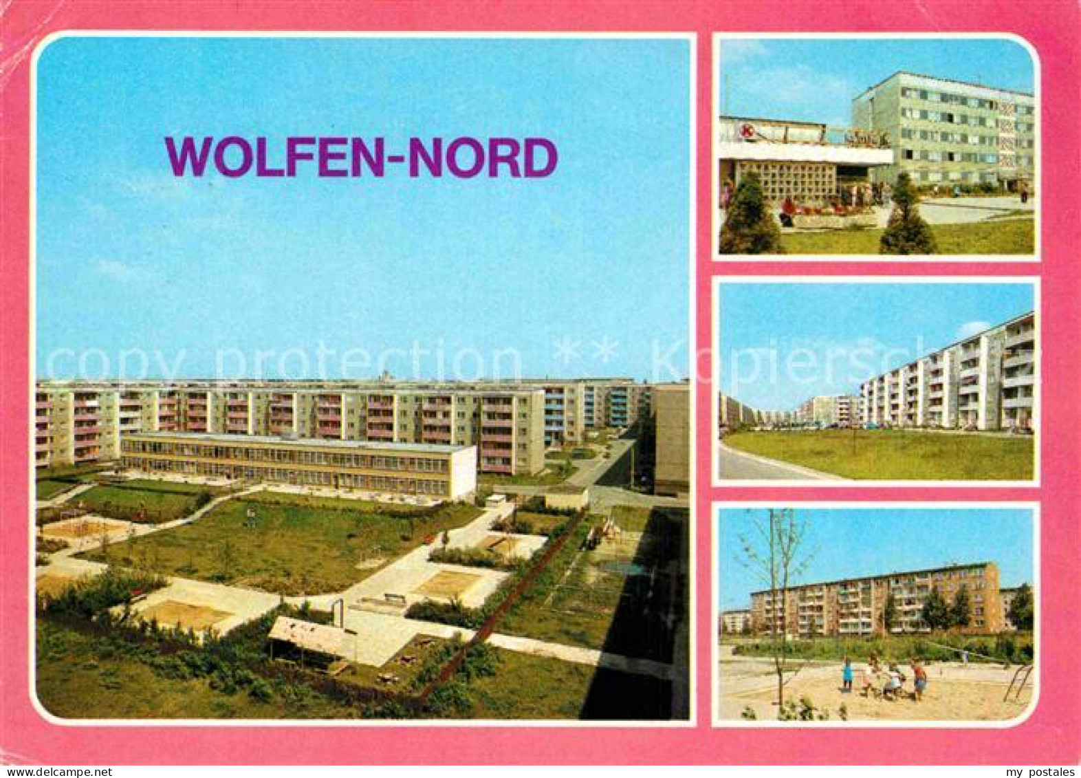 72773374 Wolfen Bitterfeld  Strasse Der Jugend Kaufhalle Und Altersheim Ring Der - Bitterfeld