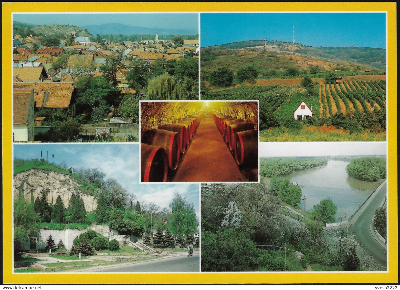 Hongrie 1997. Entier Postal, Région Et Cave De Tokaj (Tokay). Tonneaux De Vin - Wein & Alkohol