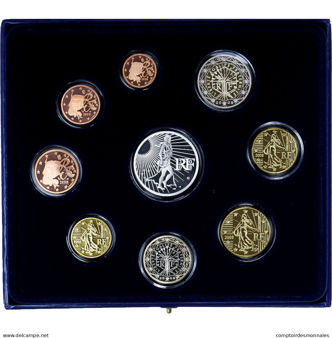 France, Coffret 1c. à 15€, 2008, MDP, Série BE, FDC - France