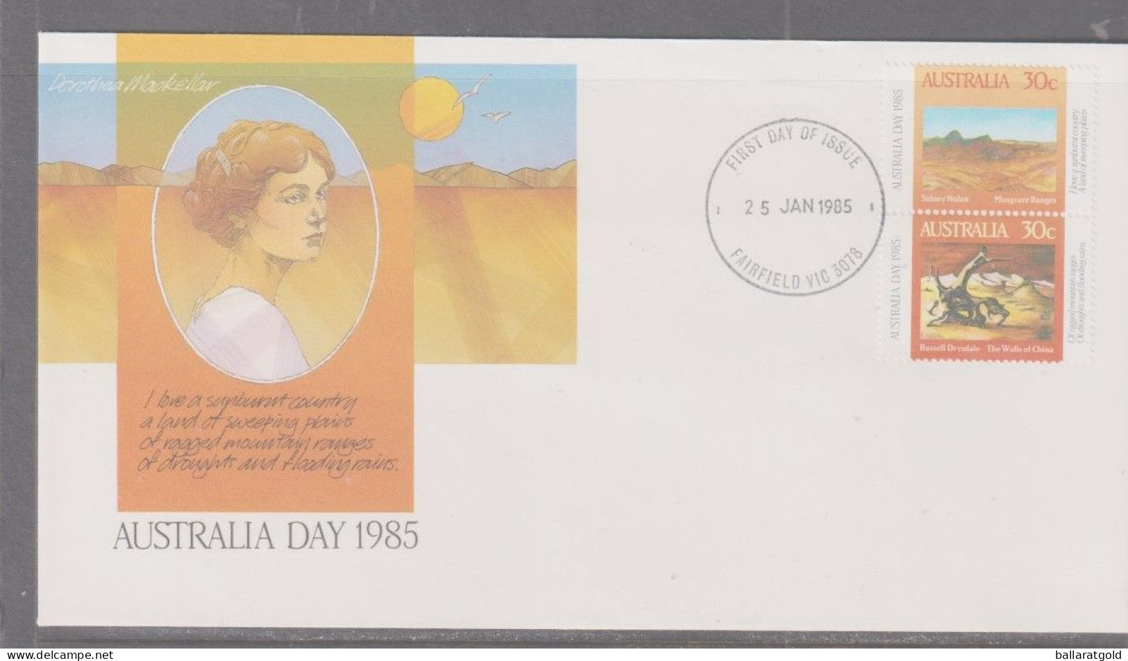Australia 1985 Australia Day First Day Cover - Fairfield Vic - Lettres & Documents