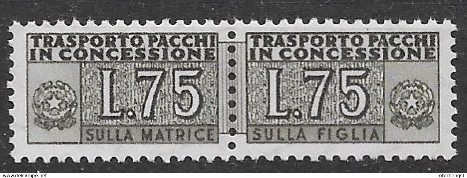 Italy Mnh ** 500 Euros 1955 Good Star Watermark Perfect Quality - Colis-postaux