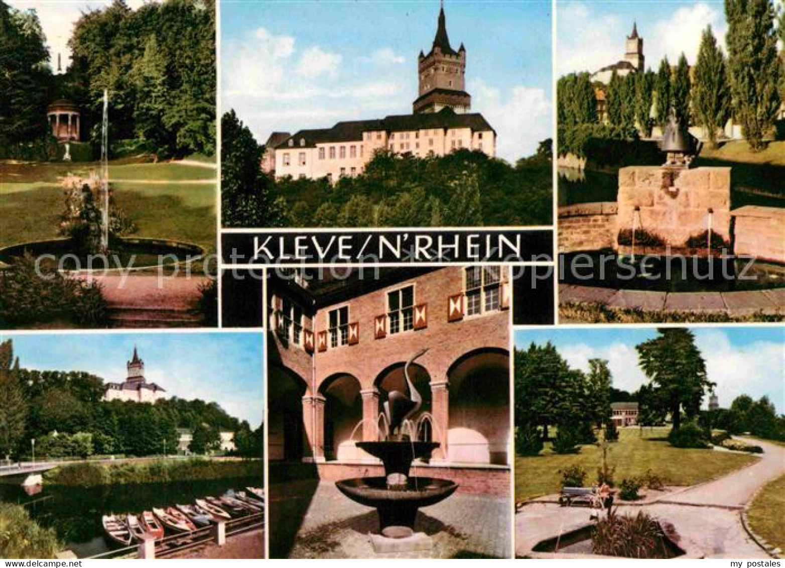 72771733 Kleve Brunnen Schloss Park Bootsliegeplatz Kleve - Kleve