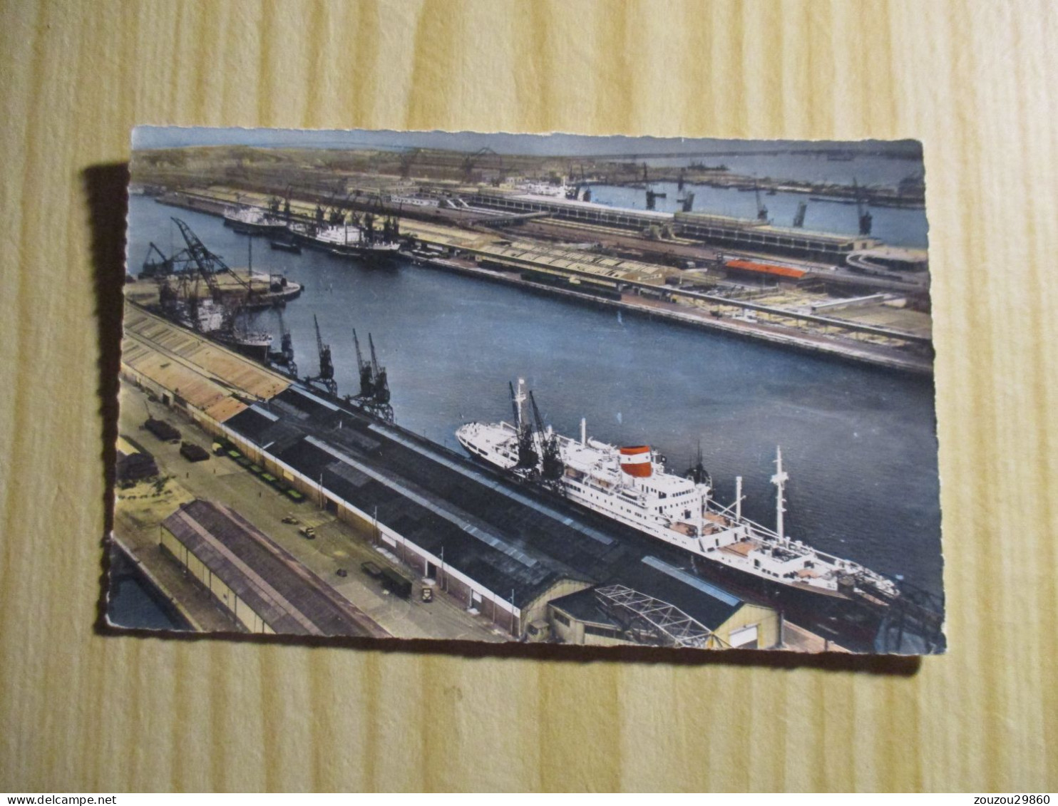 CPSM Le Havre (76).Vue Aérienne - Les Bassins Et La Gare Maritime. - Gare