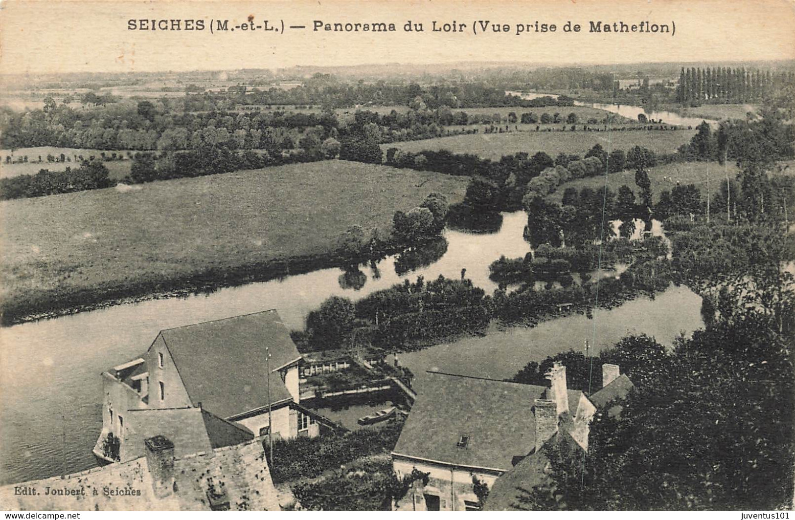 CPA Seiches-Panorama Du Loir-Timbre         L2648 - Seiches Sur Le Loir