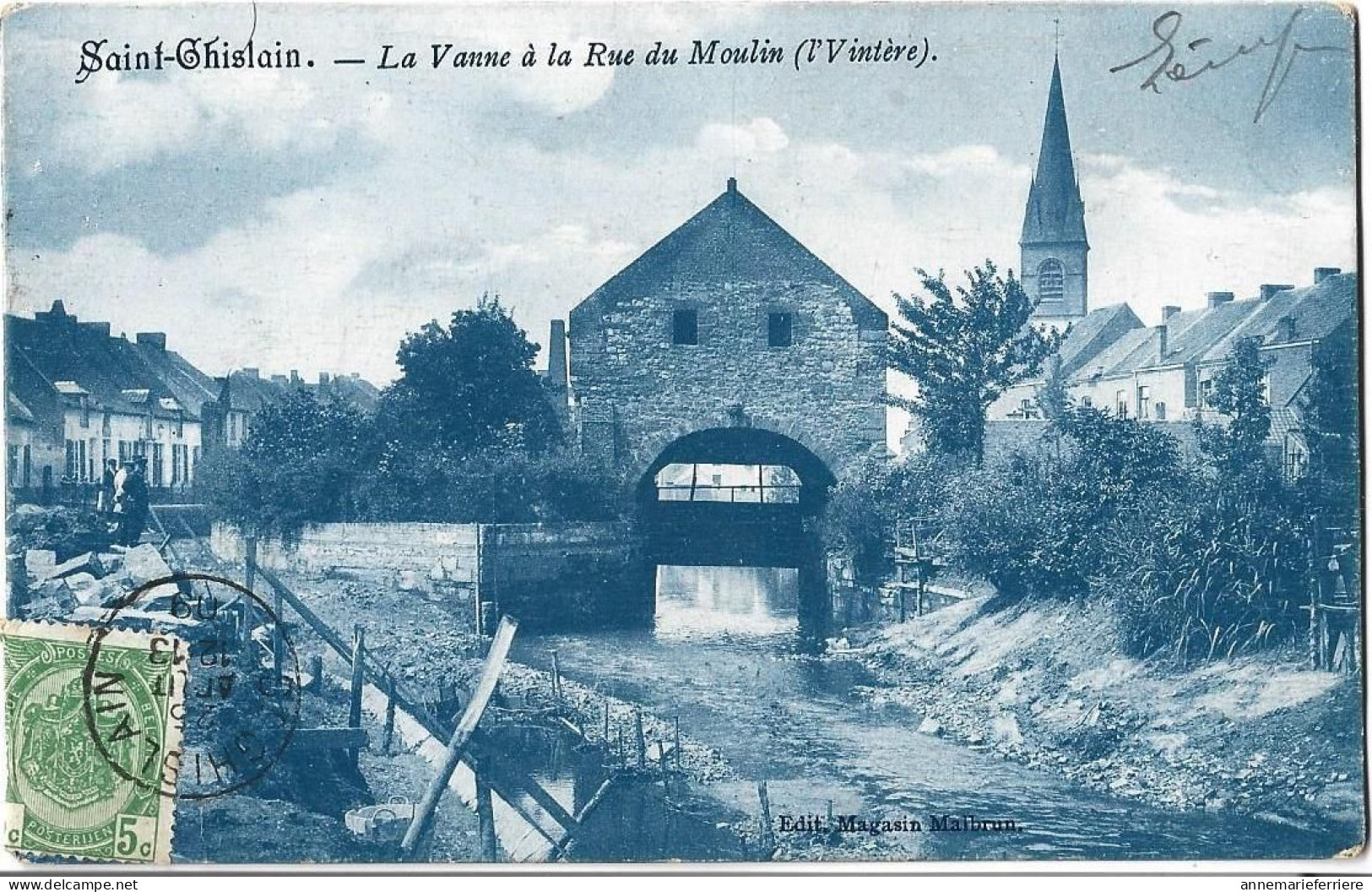 Saint-Ghislain La Vanne à La Rue Du Moulin L'Vintère. - Saint-Ghislain