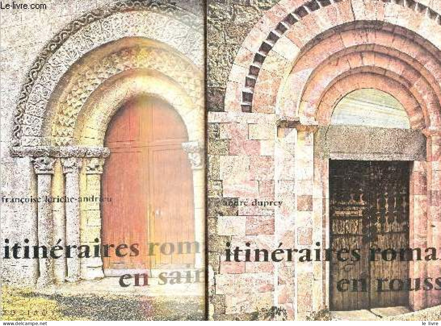 Itineraires Romans En Roussillon + Itineraires Romans En Saintonge : Lot De 2 Ouvrages - Les Travaux Des Mois N°13 + N°1 - Languedoc-Roussillon