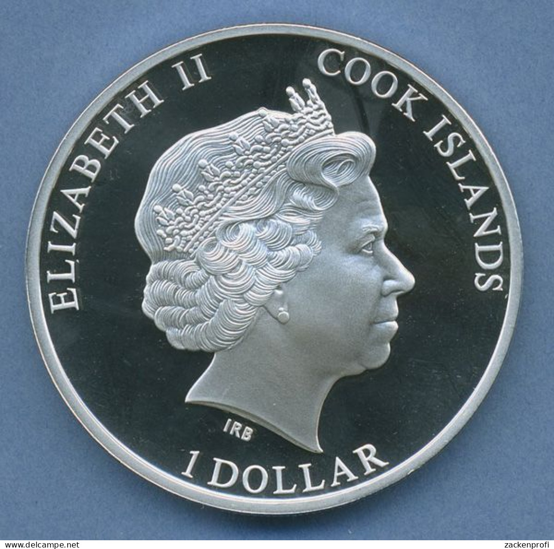 Cook-Inseln 1 Dollar 2013, Tierschutz Eisbär, Prisma, PP (m4688) - Isole Cook