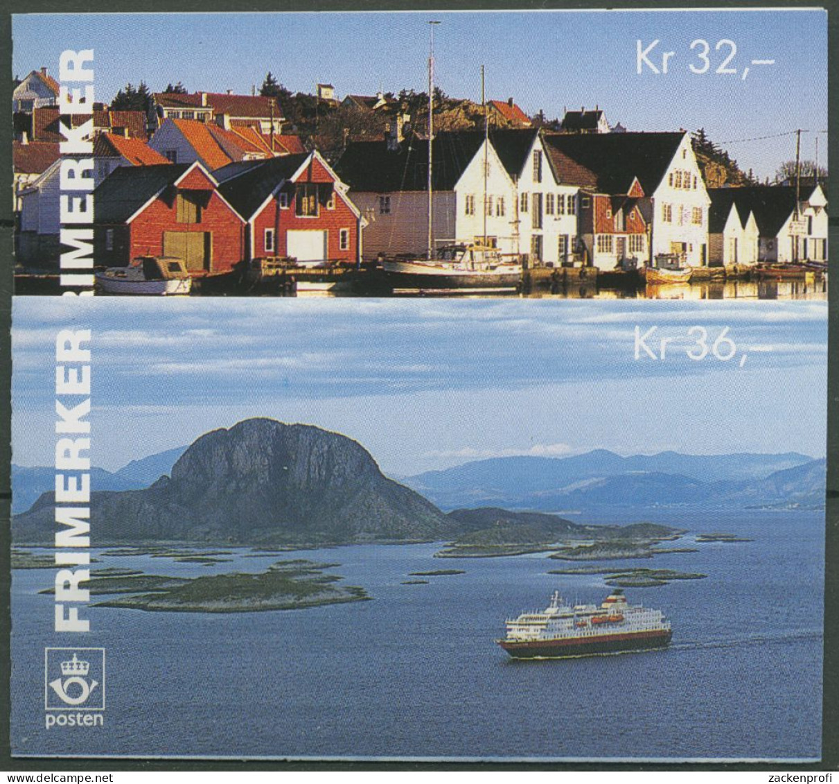 Norwegen 1995 NORDEN Skudeneshavn Markenheftchen 1176/77x MH Postfrisch (C60810) - Carnets