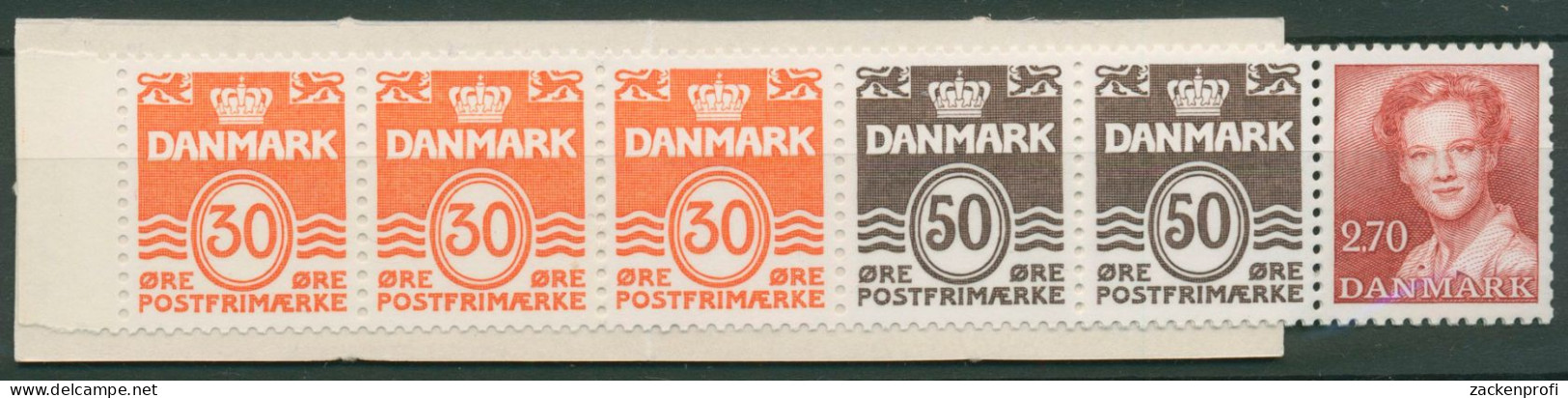 Dänemark 1984 Ziffern/Königin Markenheftchen MH 32 Postfrisch (C60838) - Booklets