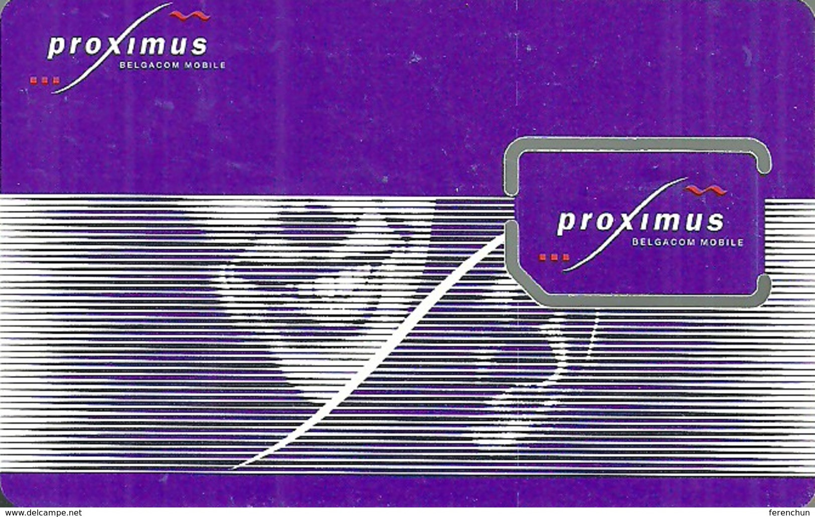 PROXIMUS * GSM * MOBILE * SIM CARD * NOSE * MOUTH * EAR * HEAD * Proximus 01 * Belgium - Andere & Zonder Classificatie